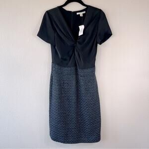 NWT BANANA REPUBLIC Mixed Media Sheath Dress